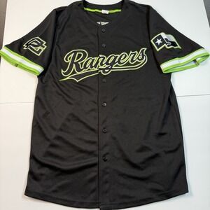 2024 OpTic Gaming X Texas Rangers Jersey Unisex Adult size Small Black Green MLB